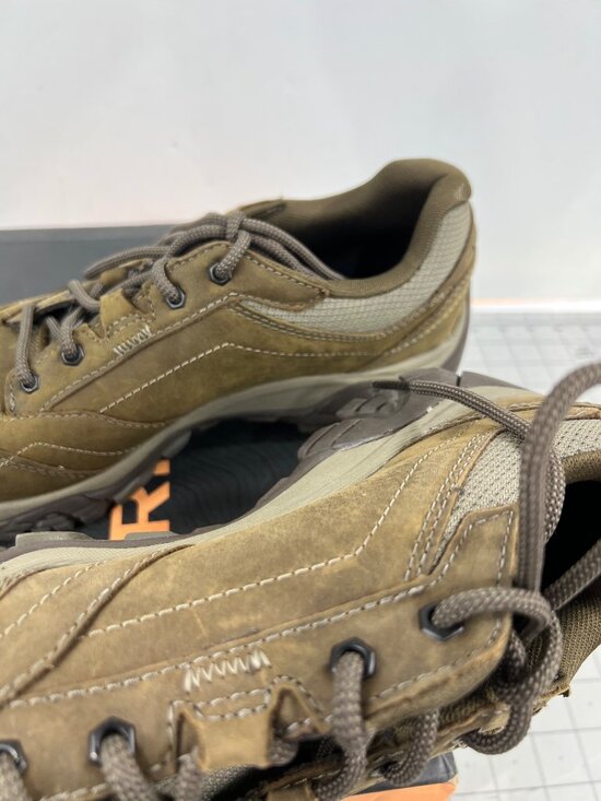 Merrell Men’s Moab Adventure Moc Waterproof Hiking Shoes Tan Sz. 8.5 Lace-up New